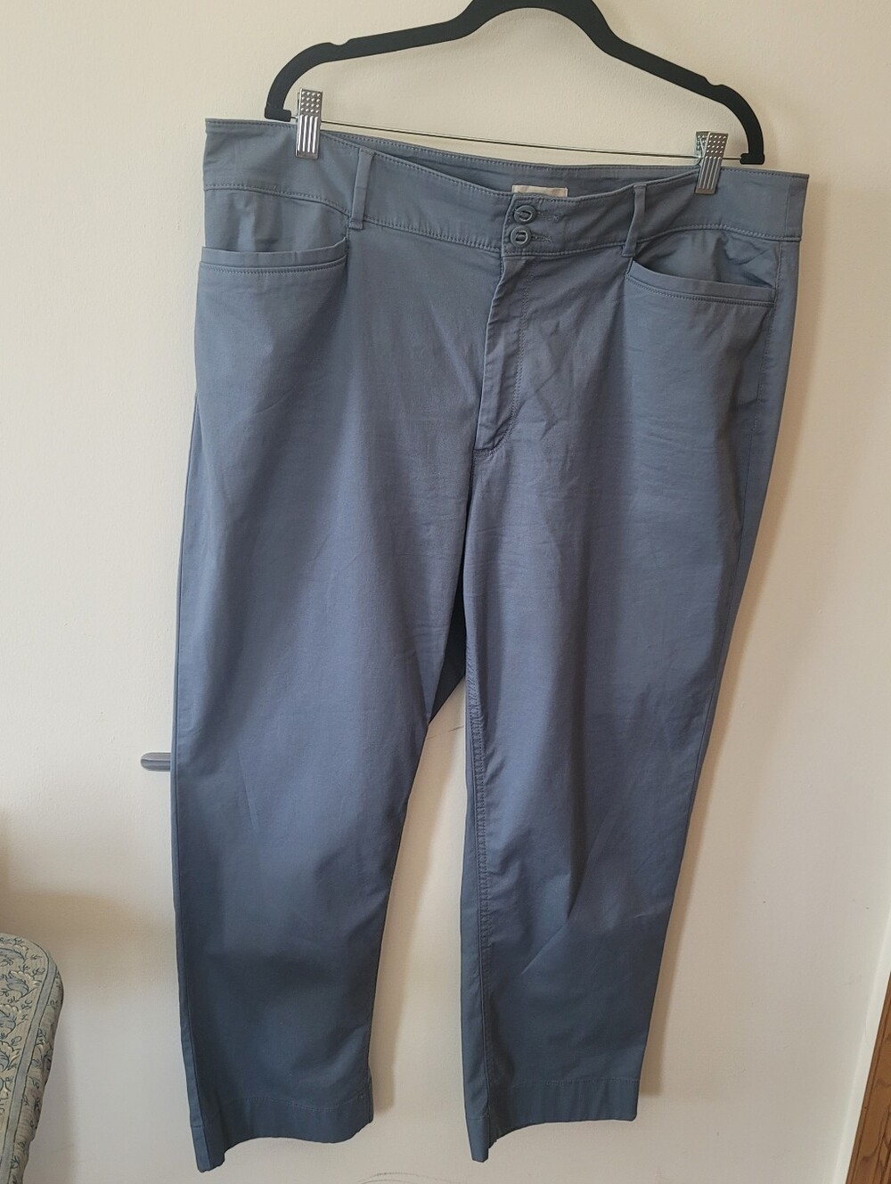 LOFT Slate Blue Pants / Cropped